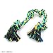 LINCO Lincostore Chews Cottonblend 4 Color 4-Knot Rope Tug, Large, 30-Inch Best for Medium and Large Dog Breeds T012