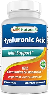 Best Naturals Hyaluronic Acid 100 mg 120 Capsules - Support Healthy Joints and Youthful Skin