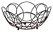 Southern Homewares Round Fruit Basket, Decorative Kitchen Counter Bowl, 10 3/8-Inch Diameter, Red Color