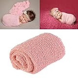 Tinksky Long Ripple Wrap, DIY Newborn Baby Photography Wrap-BAby Photo Props Favors (Snow tooth-colored)