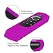 Fintie Silicone Case for Fire TV 4K / 2nd Gen Fire TV Stick / Fire TV Cube Voice Remote, Compatible with Echo / Echo Dot Alexa Voice Remote - Honey Comb Series [Anti Slip] Shock Proof Cover, Purple