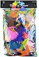 Touch of Nature 4 to 6-Inch Feather Value Pack for Arts and Crafts, 71gm, Assorted Color Mix