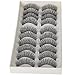 TheWin Pack of 20 Women Daily Party Makeup Fake Eyelash with 1x Nipper