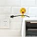Toothbrush Holder with Wall Mounted, Antibacterial Emoji Toothbrush Holder Suction Cup for Mirror/Shower, 12 Sets Cute Decorative Bathroom Toiletries Accessories Organizers & Office Cable Holder