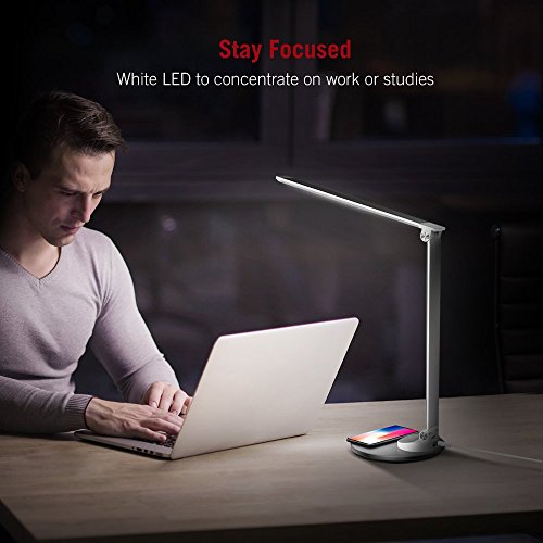 TaoTronics TTDL044 EyeCaring Metal LED Desk Lamp with Fast Wireless