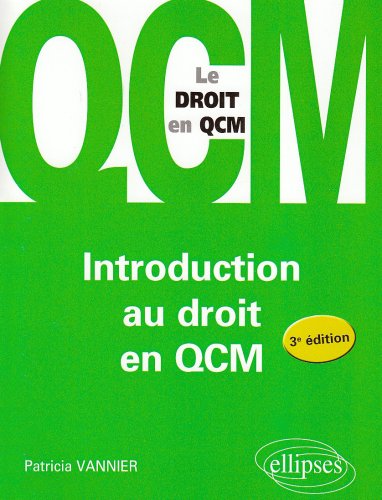 Introduction au droit en QCM