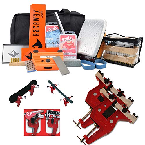RaceWax Complete Ski Snowboard Wax Tuning Kit Plus Snowboard/Ski Combo