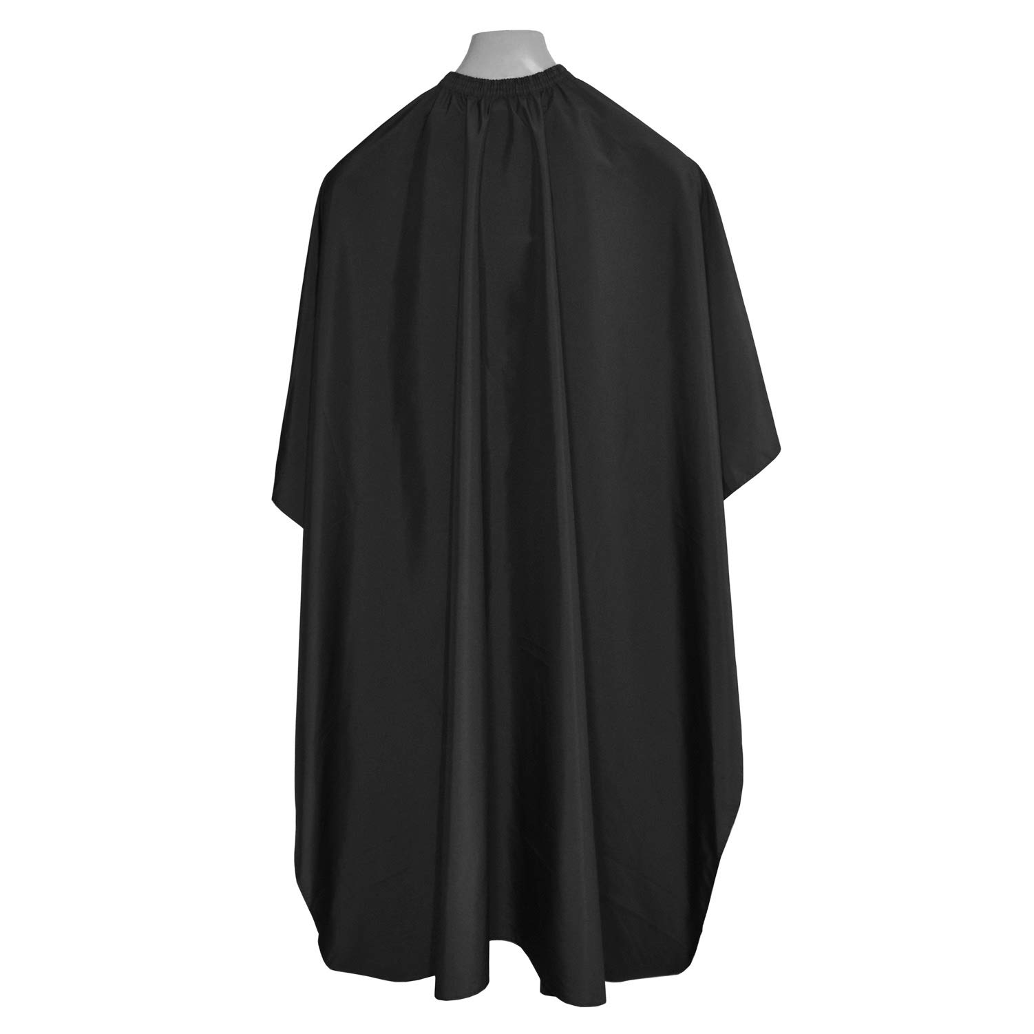 TONGTLETECH Hairdressing Gown Barbers Cape Cloth - Black Salon Cape Apron Waterproof Unisex Hairdressers Gown for Hair Styling, Cutting and Coloring Styling