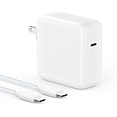 Charger for MacBook Pro 16 14 inch MacBook Air 15 13 inch 2025 2024 2023 2022 2021 2020 2019 M4 M3 M2 M1, Super Compact 100W USB C Laptop Power Adapter, 6.6FT USB-C Braided Cable, Original Quality