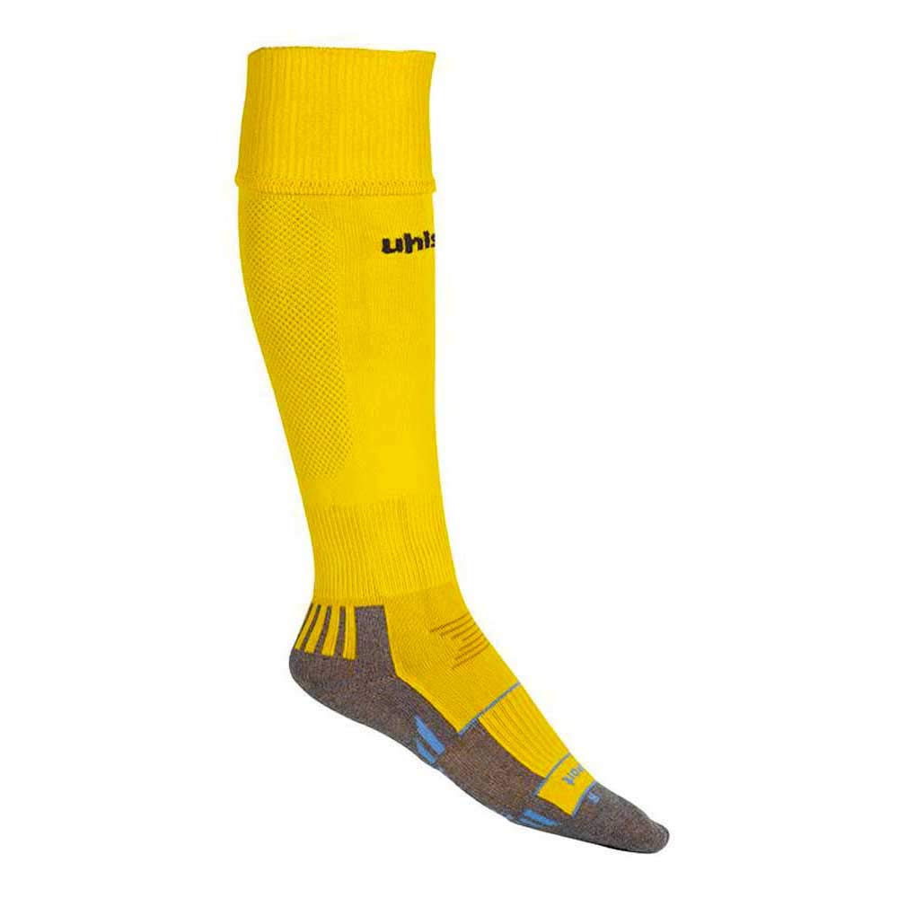 Uhlsport Team Pro Socks Men's Socks - Lime Yellow/Black, 45-47
