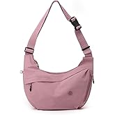 Nylon Crescent Crossbody Luna Bag for Women Men Moon Shoulder Spacious Lightweight Sling Casual Hobo Dumpling Purses