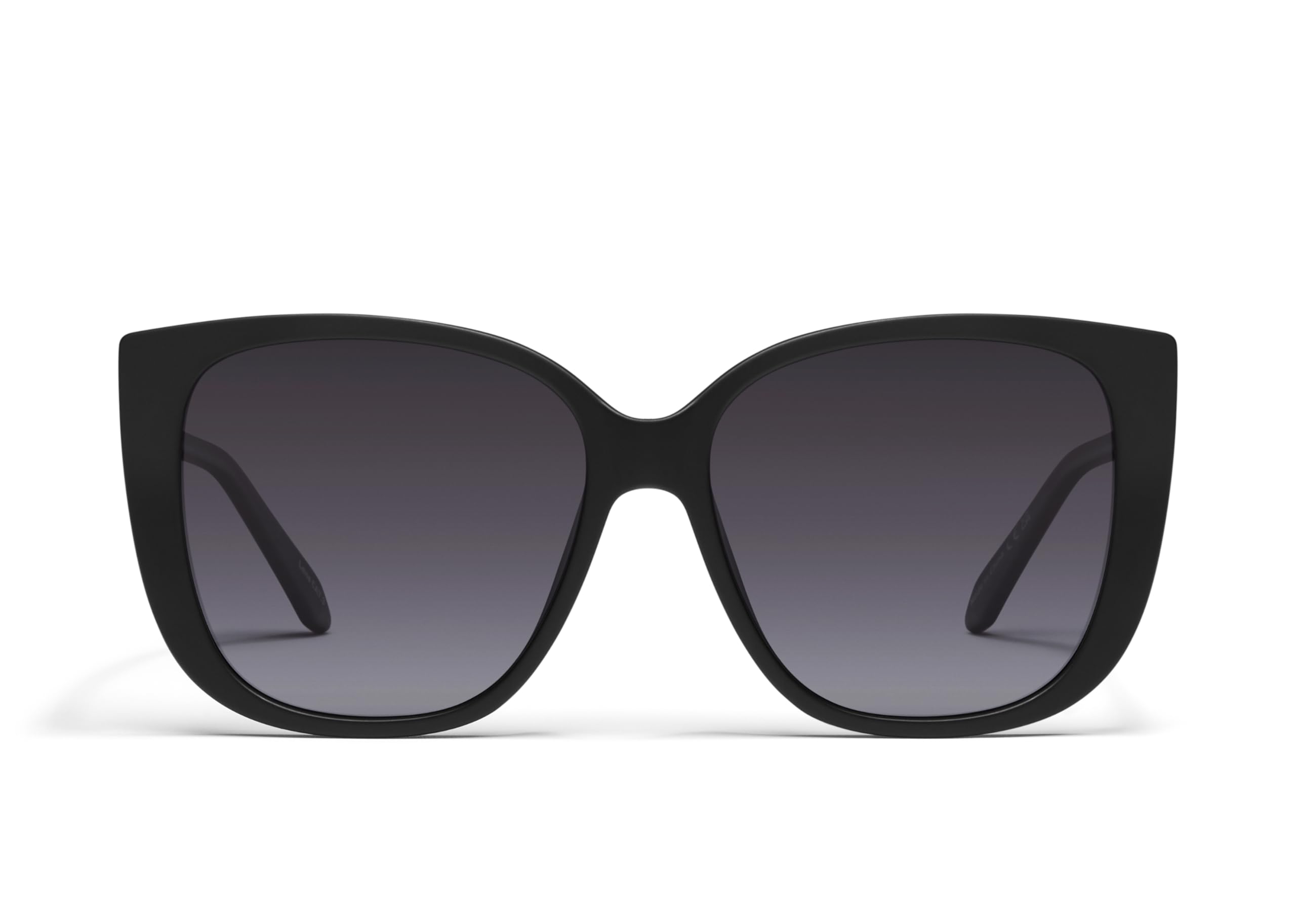 Photo 1 of *Minor Damaged - Check clerk notes*
Quay - Womens Sunglasses, Polarized Square Lenses with UV Protection, Oversized Sunglasses, Ever After, Matte Black Polarized