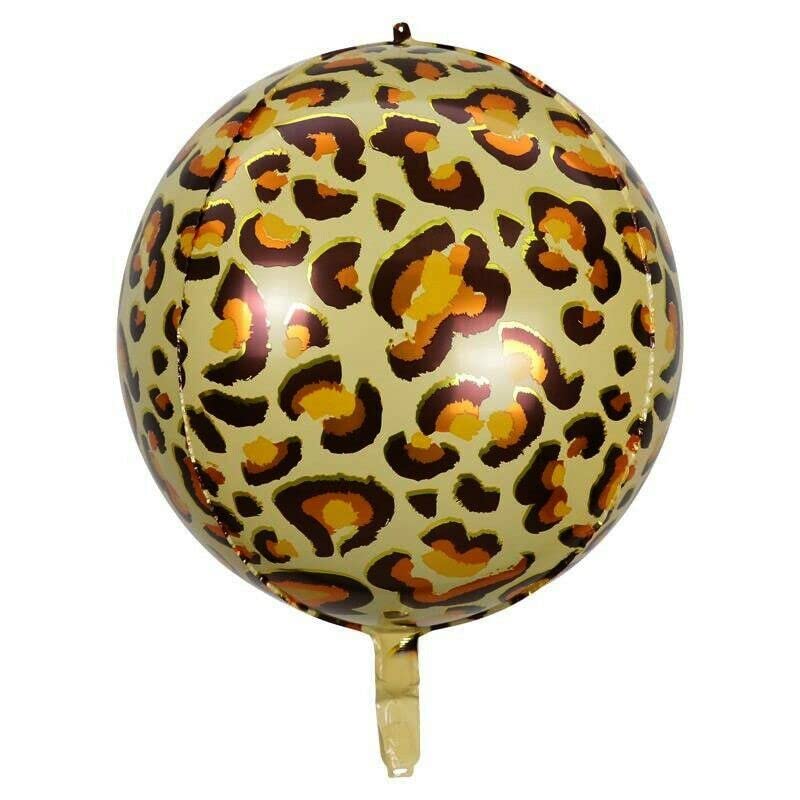 Leopard 4D Foil Balloon, 55cm (2 pack)