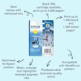 Epson 27 Yellow Ink Cartridge T2704 DuraBrite Ultra Alarm Clock IND Yellow view 2