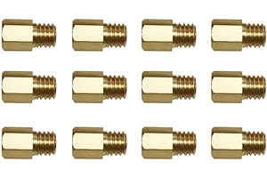ZIAERKOR 12Pcs Carburetor Main Jets Replacement for Mikuni jet kit VM/TM/TMX Hex Style Carburetor Accessories Kit #90#100#110#120#130#140#150#160#170#180#190#200 (12PCS)