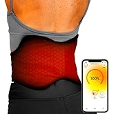 Vulpés HeatBelt PRO 10 - Smart Heating Pad for Back, Kidney & Pelvic Area | Infrared Warmth with App Control | Organic Bamboo Material (Lead & Chromium Free) | L [39.3-51.2 inch]