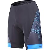 beroy Men's Comfortable Bicycle Cycling Pants, 3D Padded Bike Shorts