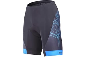 beroy Men's Comfortable Bicycle Cycling Pants, 3D Padded Bike Shorts
