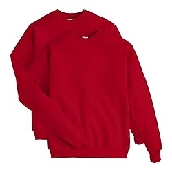 Hanes Men's ComfortBlend Sweatshirt, Deep Red, 4X