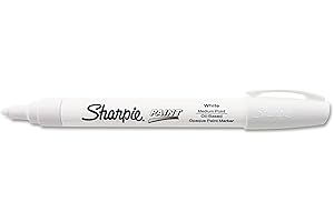 Sanford 35558 Sharpie Oil-Based Paint Marker, Medium Point, White, 1-Count
