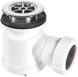 Mcalpine STW3-RB Water Seal Shower Trap Chrome Plated Brass 19mm White view 1