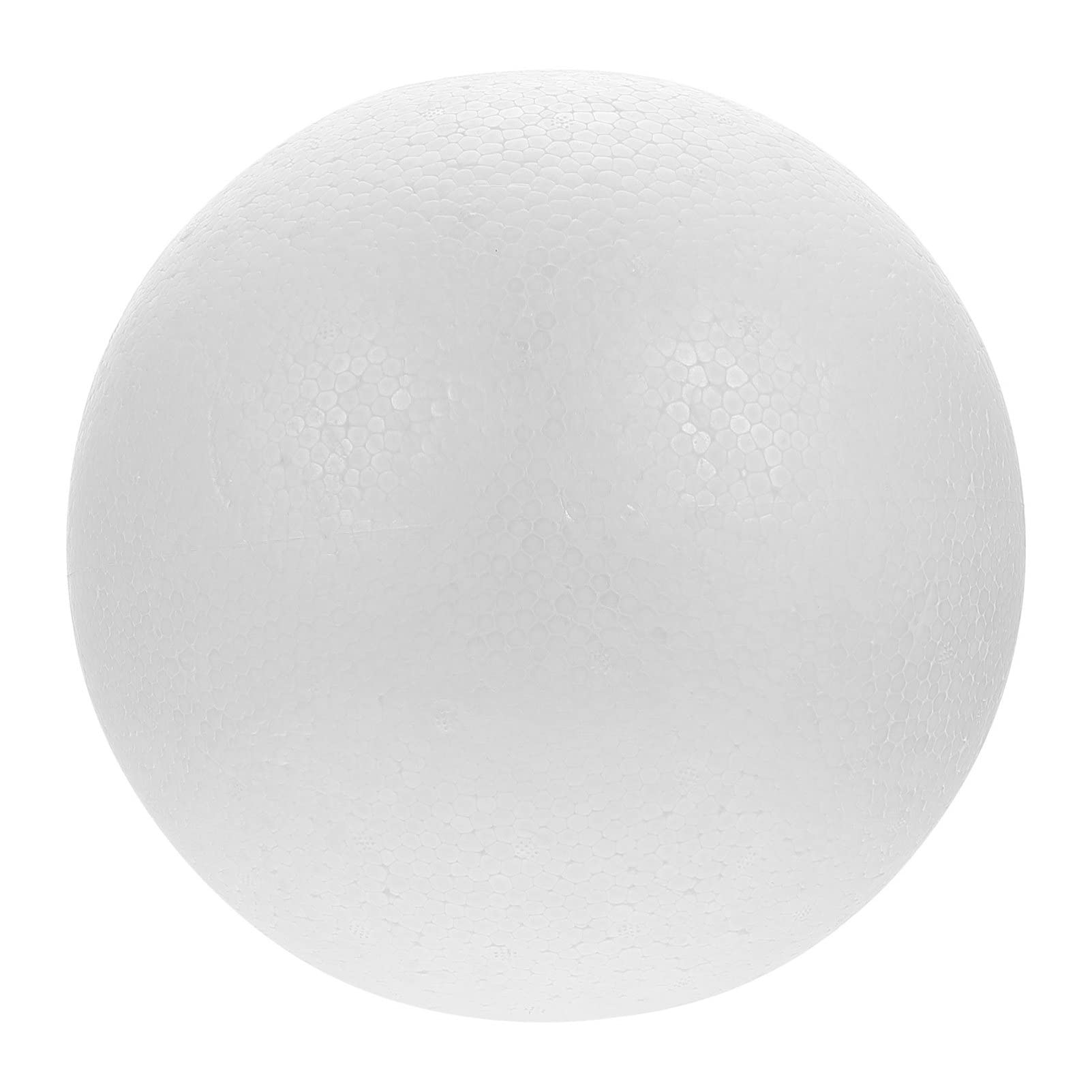 Housoutil 8inch Large Craft Foam Ball Set Cake Model Balls Hollow Foam Balls White Dummies Smooth Round Ball for Christmas Wedding Favors