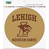 Lehigh University Mountain Hawks Logo Automotive Car Refrigerator Locker Vinyl Circle Magnet