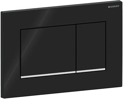 Geberit K13379 Sigma 30 Actuator Plate Black Gloss Chrome KM1 115.883