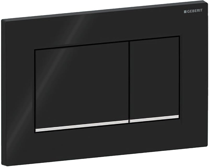 Geberit K13379 Sigma 30 Actuator Plate Black Gloss Chrome KM1 115.883