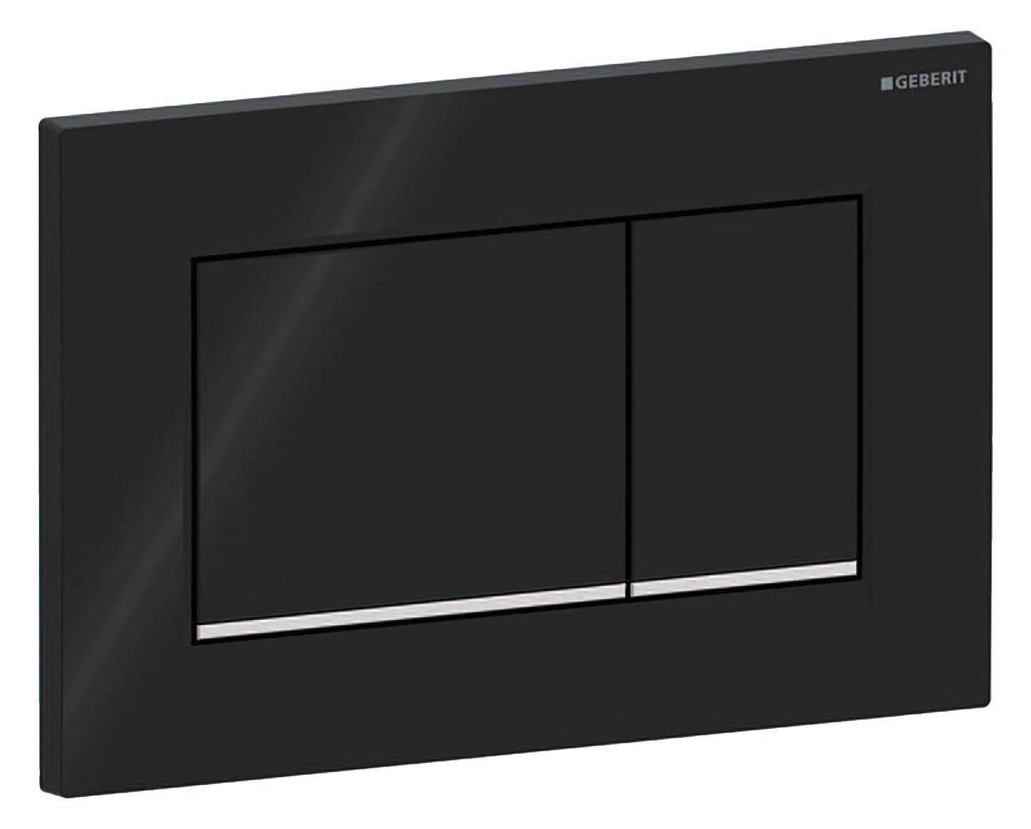 Geberit K13379 Sigma 30 Actuator Plate. KM. 1 Black/Gloss Chrome (115.883 – Pack of 1