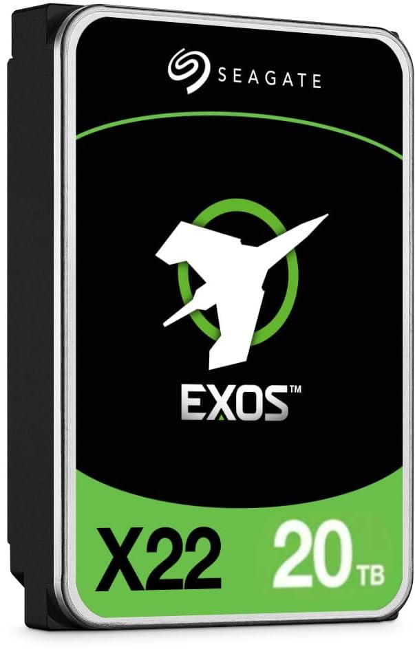 Photo 1 of Seagate (Renewed) Exos X22 20TB SATA 6Gb/s 7200RPM 3.5-inch Enterprise HDD (ST20000NM004E)