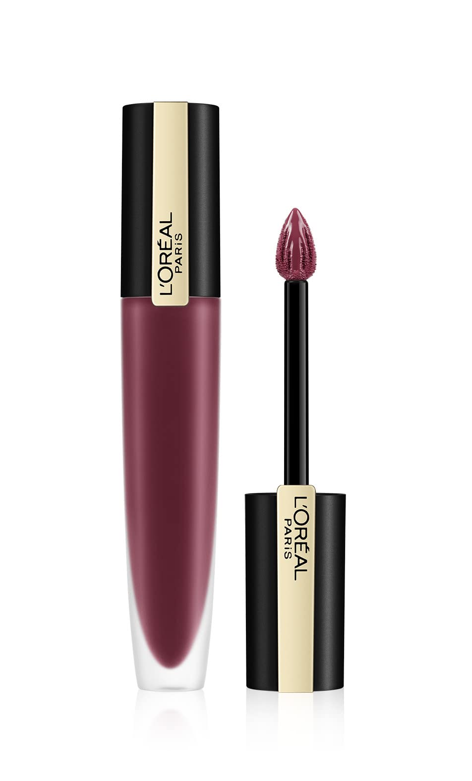 L'Oreal Paris Rouge Signature Matte Liquid Lipstick, Up to 24 Hour Colour, 103 I Enjoy, Purple, 7 ml (Pack of 1)