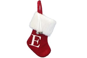 KURT S. ADLER Monogrammed "E" Miniature Stocking