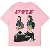 Oversized Graphic Tees Men Vintage Y2K Print Shirts Streetwear Unisex Harajuku T-Shirts