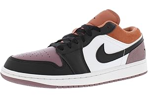 Jordan Men's 1 Low SE Sky J Mauve White/Black-Sky J Orange (FB9907 102)