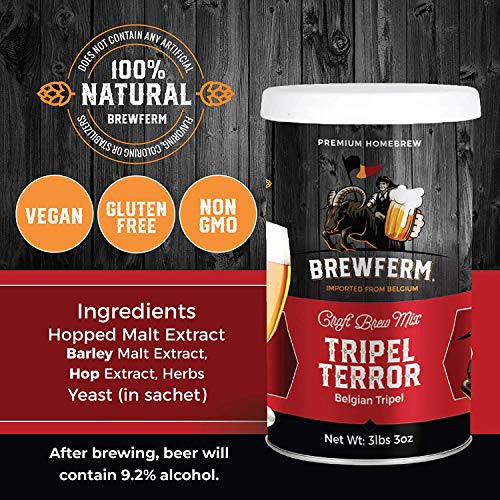 Brewferm Buckrider Belgian Home Brewing Starter Brew Kit Tripel