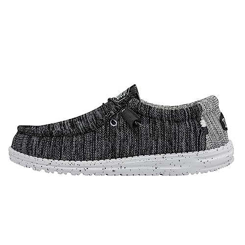 Hey Dude Men's Wally Stretch Meteorite Size 14