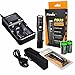 Fenix PD35 1000 Lumen CREE XP-L LED Compact Tactical Flashlight Bundle with EdisonBright 18650 2600mAh Li-ion Rechargeable Batteries and Charger