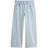 GAP Girls' High Rise Wide Leg Jean