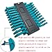 Neepanda Plastic Contour Gauge Duplicator, Ruled Contour Duplication Gauge 4 Inch, Shape Duplicator, Circular Frame Profile Gauge Tool, Precisely Copy Irregular Shapes and Easy Cutting (Blue)