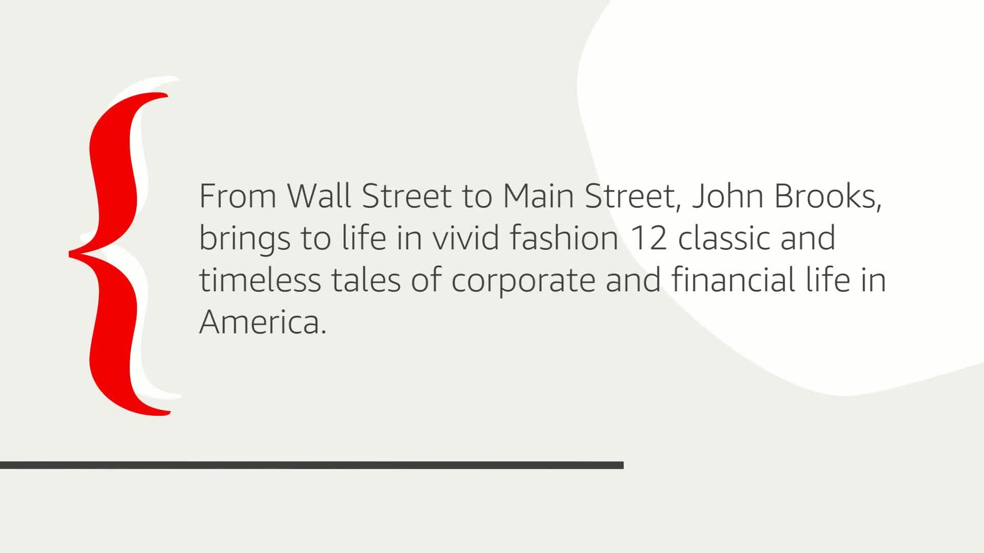 Business Adventures: Twelve Classic Tales from the World of Wall Street Business Adventures: Twelve Classic Tales from the World of Wall Street Paperback Audible Audiobook Kindle Hardcover Audio CD