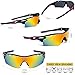 RIVBOS 801 POLARIZED Sports Sunglasses with 5 Interchangeable Lenses