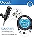 TC Helicon Mic Mechanic 2 Vocal Effects Pedal Bundle with Blucoil Slim 9V Power Supply AC Adapter, and 10-FT Balanced XLR Cable