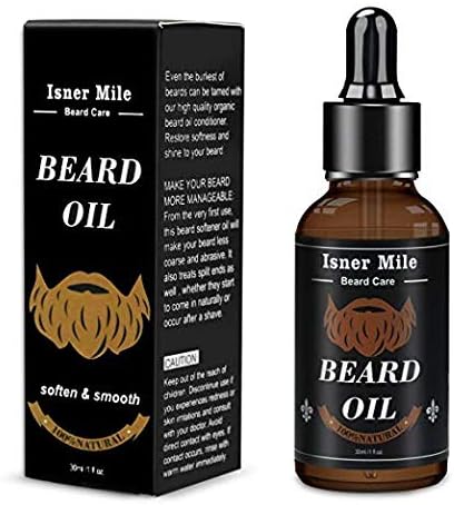 The Gentlemen's Premium Beard Oil Conditioner- All Natural Fragrance Free,Strengthens and Promotes Beard & Mustache Growth - Leave in Conditioner Moisturizes Facial Hair