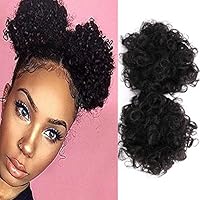 Miss Rola Donut Bun Afro Kinky Curly Kanekalon Synthetic Hair