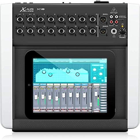 Behringer X AIR X18 18 Channel, 12-Bus Digital Mixer for iPad/Android Tablets with 16 Programmable Midas Preamps