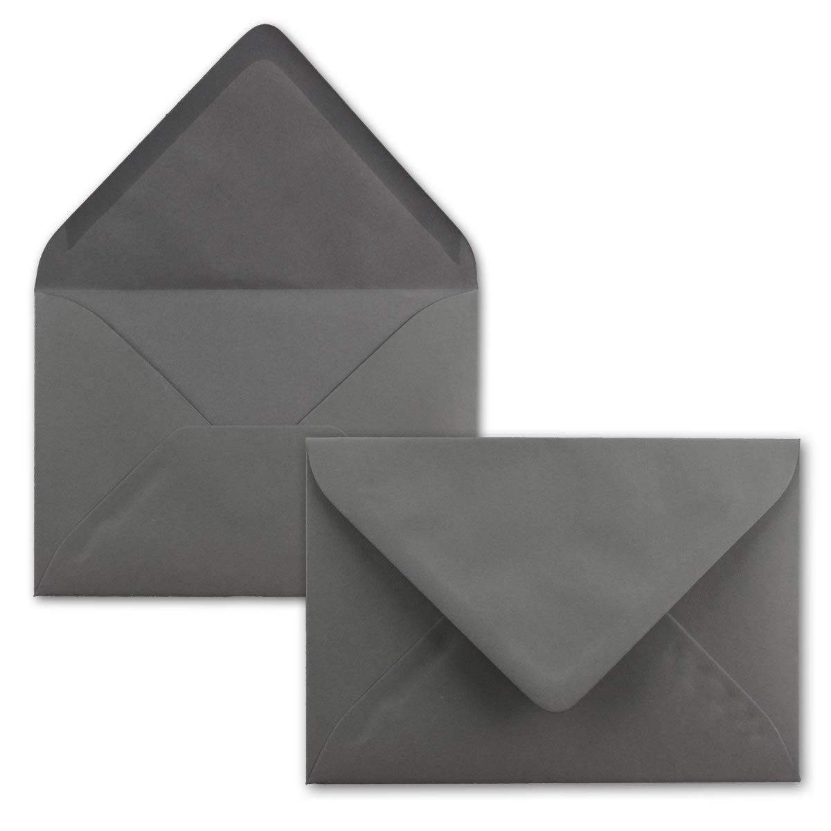 Neuser FarbenFroh Envelopes C5 229 x 162 mm Gummed 50 Umschläge 63 Anthracite