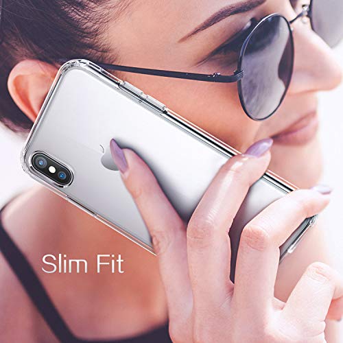 Mkeke for iPhone Xs Max Case, Clear Case for iPhone X Max