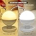 ATPWONZ LED Night Lights Kids Nursery Nightlight Bedside Lamp Breastfeeding Touch Control Night Feeding Light (White, Warmwhite)