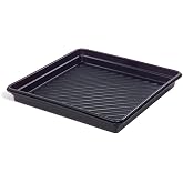 PIG Utility Containment Tray | Rim to Rim Dimensions 40" W x 40" L x 5" H | Interior Bottom Dimensions 36" L x 36" W | 26.92 Gallon Sump Capacity | PMB30614